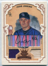 2004 (ROCKIES) Diamond Kings DK Combos Framed Bronze #54 Jason Jennings