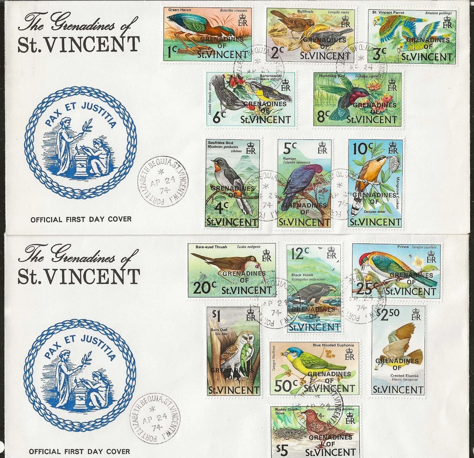 ST VINCENT 1974 SG 3/17 USADO - Imagem 1 de 1