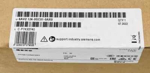 6AV2124-0GC01-0AX0 New 1PCS Siemens SIMATIC HMI Touch Panel 6AV2 124-0GC01-0AX0 - Picture 1 of 2