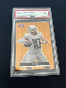 2023 PRO SET METAL BO NIX RC RETRO GOLD PULSAR 1/1 PSA 9 - Bild 1 von 1