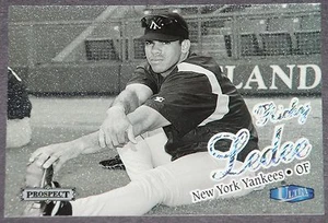 RARE 1998 FLEER ULTRA PLATINUM MEDALLION #d /100 RICKY LEDEE NEW YORK YANKEES - Picture 1 of 2