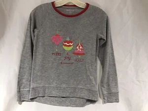 Girls American Girl Christmas Themed Pajama, Top Only M(10) - Picture 1 of 6