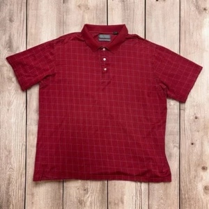 Daniel Cremieux XL Poloshirt rot kariert doppelt mercerisiert Baumwolle Golf Freizeit - Bild 1 von 7