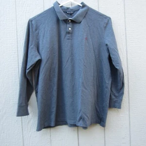Brooks Brothers Polo Uomo Taglie Forti 3XLT Grigio Performance SuPima Cotone - Foto 1 di 17