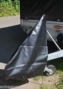 Deichselhaube XL Vinyl Abdeckung Auflaufbremse Stützrad Anhänger Pferdeanhänger - Bild 1 von 12