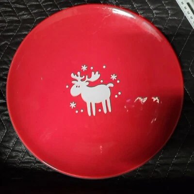 Waechtersbach Emma Deer Red  11" Dinner Plate Made in Germany RETIRED - Image 1 of 4