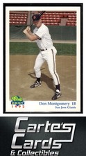 Don Montgomery 1992 Classic Best San Jose Giants #14  San Francisco