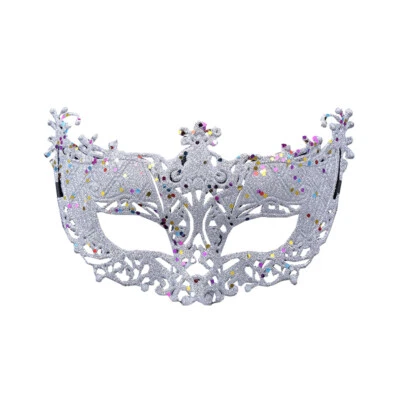 Masquerade Venetian Mask Fancy Dress Party Theme Ball Eye Mask Halloween Xmas L - Image 1 of 4