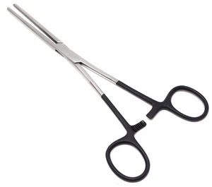 Pet Grooming Dog/Cat Hemostats Groomer Ear Hair Cleaner 8" Black Handle - Picture 1 of 6