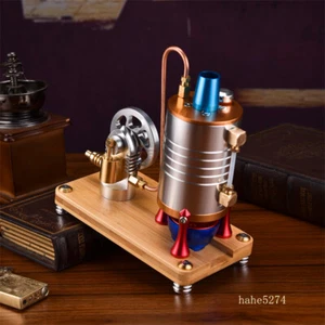 Mini Live Steam Engine Model With 167ML Boiler DIY Kit Mechanical Toy Collection - Picture 1 of 14