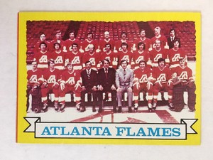 1973-74 Topps #92 Atlanta Flames Hockey Card NM Condition KV1