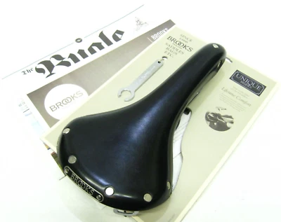 Brooks B354 Swallow Classic Уникальные Хромированные Рельсы и Заклепки - Новые - Новые из старых запасов - Изображение 1 из 4