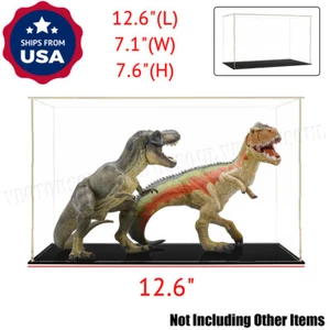 12" L Acrylic Display Case Dustproof Box Large Action Figures For 1/24 Diecast - Picture 1 of 12