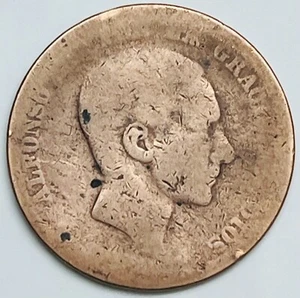 1870 Spain 10 Centimos KM# 675 Circulated Condition - Picture 1 of 3
