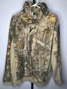 Scent Blocker Scent Shield Bone collector Realtree Camo Hunting Hoodie Size M - Picture 1 of 6