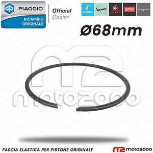 SEGMENTO FASCIA ELASTICA SEMITRAPEZOIDALE PISTONE ORIGINALE D 68 PER APE TM P703 - Foto 1 di 4