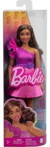 Muñeca Barbie Fashionistas tipo de cuerpo curvilíneo con pelo castaño - Imagen 1 de 4