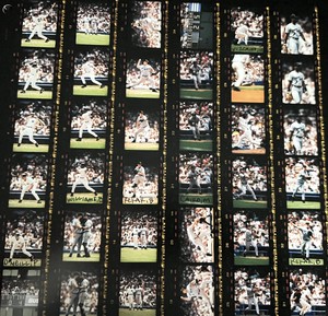 PF4-428 NY Yankees Tampa Bay Devils Ray 2000s LOT 100pc Original Color Negative