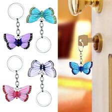 Fashion Rhinestone Pendant Key ring Jewelry Butterfly Keychain Accessories