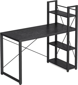 Schreibtisch Computertisch mit Regalböden Arbeitstisch Bürotisch Homeoffice F22 - Bild 1 von 6