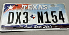 Texas License Plate TX 2011 Lone Star State Colorful Clouds Vehicle Car DX3 N154