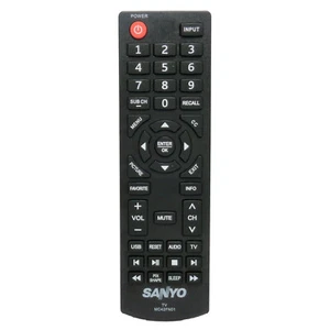 New Remote Control MC42FN01 For SANYO LCD TV FW24E05F FW42D25T FW50C85T - Picture 1 of 2