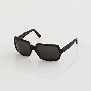 New Vintage Giorgio Armani Sunglasses GA 2512 Oversize C.063 Dark Tortoise Italy - Picture 1 of 15