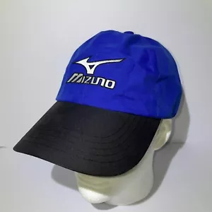 Vintage Mizuno ImpermaLite Baseball Cap Waterproof Blue and Black - Picture 1 of 7