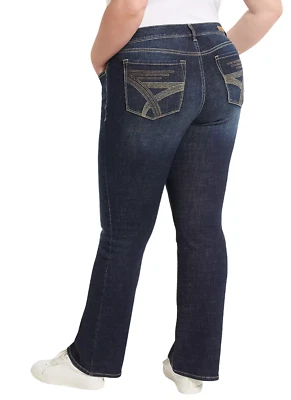 NEW LANE BRYANT X SEVEN7 ESSENCE DARK WASH BOOT BOOTCUT JEANS PLUS SIZE 38/40 - Image 1 of 4