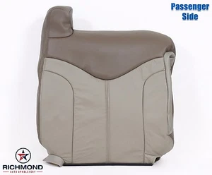 GMC Sierra 1500 C3 2001 - cubierta de asiento trasero lateral inclinado cuero 2 tonos bronceado - Imagen 1 de 10