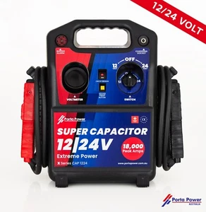 C1224 - 12/24v 18000A Handheld Portable Super Capacitor Jump Starter Booster - Picture 1 of 4