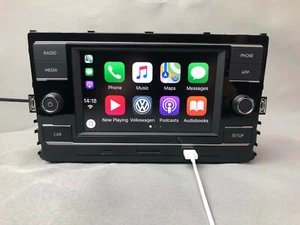 Volkswagen VW Carplay MIB2 Radio For Golf MK7 Passat B8 Tiguan FM Navigation - Afbeelding 1 van 9
