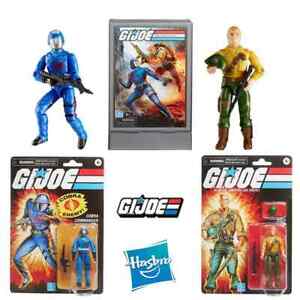 Pack RETRO Collection GI JOE figurines Cobra Commander et Duke Hasbro jouet neuf