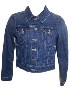Chaqueta vaquera clásica Levis Trucker. Mujer Pequeña ¡NUEVA SIN ETIQUETAS! Rocker Streetwear - Imagen 1 de 9