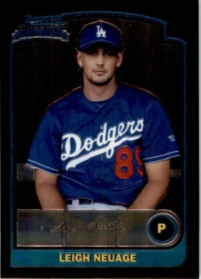 2003 BOWMAN CHROME - RC #271 LEIGH NEUAGE LOS ANGELES DODGERS - Image 1 of 2