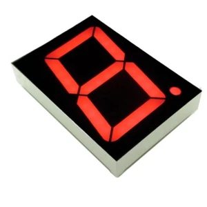 5 × Rot 2,3" Sieben 7 Segment Anzeige Gemeinsame Anode LED Digital Nummer 1 Bit DIP - Bild 1 von 8