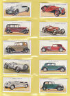 Cars  -  Players  -  Scarce  Set  Of  50  Motor  Cars  1St  Cards  -  1936