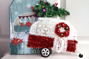 Pair of Hanging Christmas Decor for Camper/Motor Home/RV Lightweight Indoor Use - Picture 1 of 10