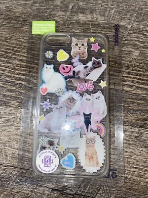 Funda Carcasa Claire’s Kitty Cat Love Heart Arco Iris iPhone 6 7 8 Se Foto 1 de 3
