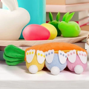 Colorful Carrot Bunny Butt Doll Easter Party Decoration Party Favors - Picture 1 of 10