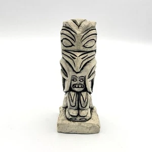 Figura Tótem de Ceniza Monte Santa Helena HECHA DE CENIZA VOLCÁNICA REAL Nativo Americano - Imagen 1 de 6