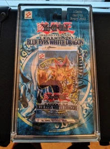 Yugioh Legend of Blue Eyes White Dragon Sealed Blister Booster Pack With Case - Picture 1 of 2