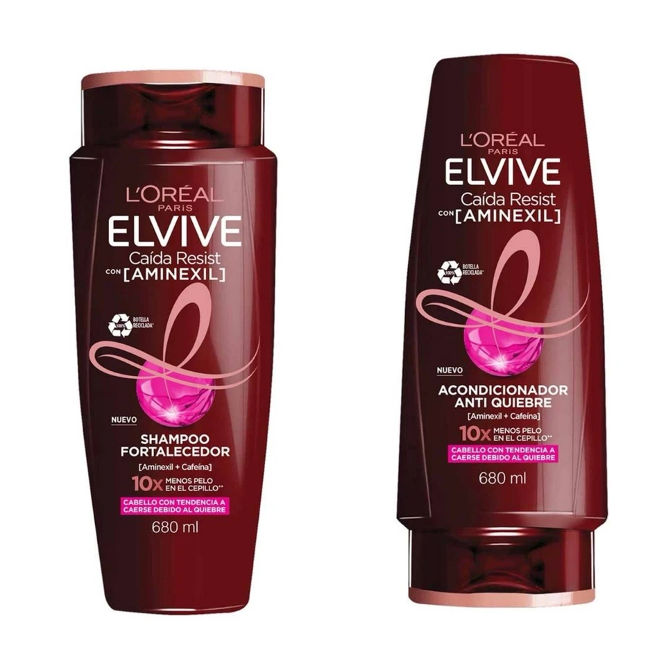Pack 2 Champú Elvive Caída Full Resist + Acondicionador 680 ml ea Foto 1 de 1