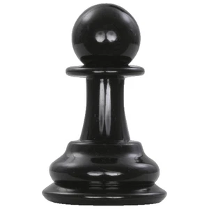 Plastic Black Pawn - From a 20cm Set - Picture 1 of 1
