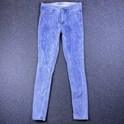 Женские джинсы Marciano 26 синие со средней посадкой узкие кислотные стираемые эластичные Fit28x29 США - Изображение 1 из 4