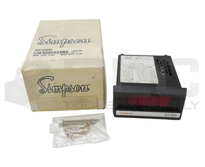 NUEVO MEDIDOR DE PANEL DIGITAL SIMPSON 2865 0-2VDC 24501 *LEER* Foto 1 de 4