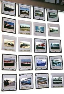 20 diapositive originali carrozza passeggeri DB+DR/ 1976+2000 - Foto 1 di 3