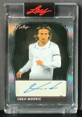 Luka Modric, Auto #/2 Silver Spectrum Holofoil, 2023 Leaf Art of Sport #BA-LM2 - Image 1 of 2