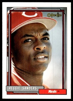 1992 O-Pee-Chee ! Reggie Sanders Cincinnati Reds #283 - Image 1 of 2