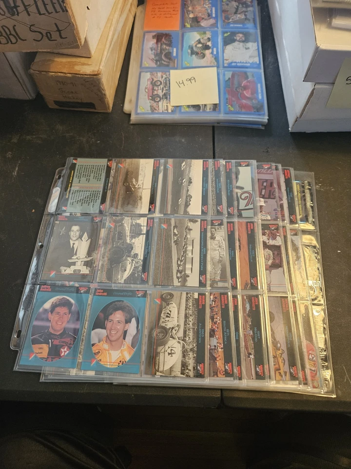 Set of 100 Andretti Racing collector cards - Image 1 of 1